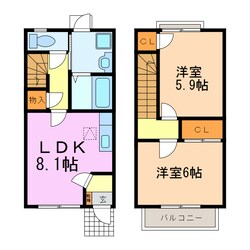 シャルム55の物件間取画像